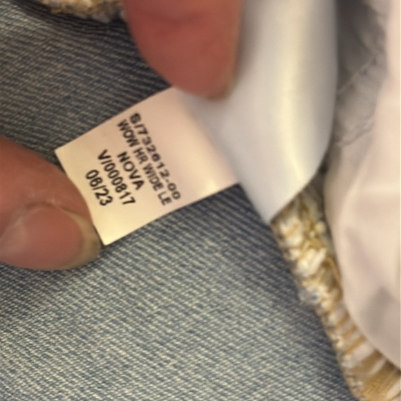 Old Navy Wow Wide Leg high rise 14 Tall light wash NWOT - Picture 15 of 15